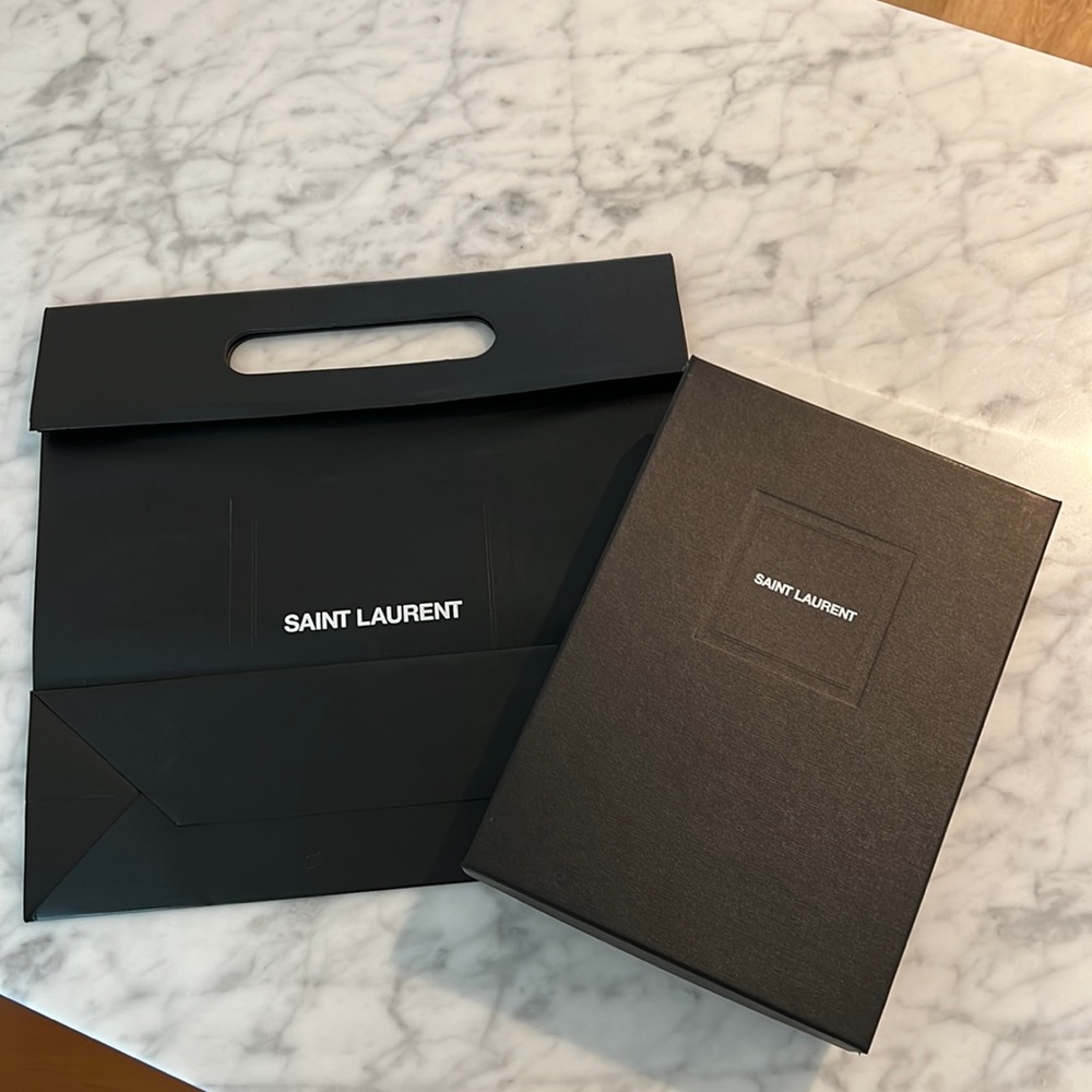 YSL Dustbag, Box and Shopping Bag